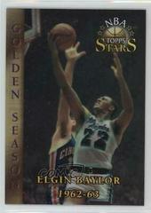 Elgin Baylor [Finest Refractor] Basketball Cards 1996 Topps Stars Prices