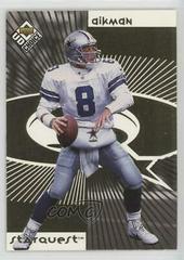 Troy Aikman [Gold] #8 Football Cards 1998 Upper Deck UD Choice Starquest Prices
