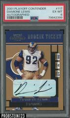 Damione Lewis [Autograph] Football Cards 2001 Playoff Contenders Prices