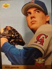 Pete janicki Baseball Cards 1993 Upper Deck Top Prospects Prices