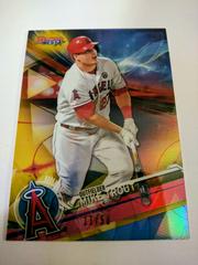 Mike Trout [Gold Refractor] Baseball Cards 2017 Bowman's Best Prices