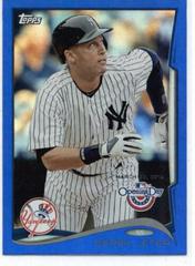 Derek Jeter [Running Blue] Baseball Cards 2014 Topps Opening Day Prices