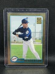 Rickey Henderson [Gold] #T77 Baseball Cards 2001 Topps Traded Prices