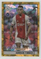 Jurrien Timber Soccer Cards 2020 Topps Merlin Chrome UEFA Champions League Prices