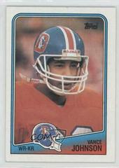 Vance Johnson #25 Football Cards 1988 Topps Prices