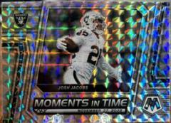 Josh Jacobs [Mosaic] #MT-8 Football Cards 2023 Panini Mosaic Moments in Time Prices