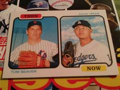 Tom Seaver, Julio Urias #TAN-SU Baseball Cards 2022 Topps Heritage Then and Now Prices