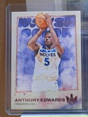 Anthony Edwards [Ruby] #6 Basketball Cards 2023 Panini Court Kings Water Color Prices