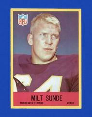 Milt Sunde #105 Football Cards 1967 Philadelphia Prices