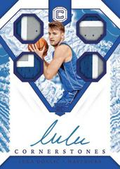 Luka Doncic [Rookie Autograph Relics Quartz] Basketball Cards 2018 Panini Cornerstones Prices