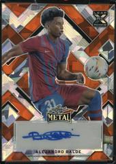 Alejandro Balde [Orange Crystal] Soccer Cards 2022 Leaf Metal Autographs Prices