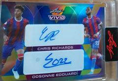 Chris Richards , Odsonne Edouard Soccer Cards 2022 Leaf Vivid Dual Autographs Prices