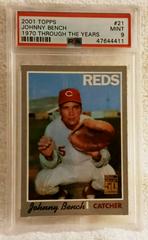 Johnny Bench [1970] #21 Baseball Cards 2001 Topps Through the Years Prices