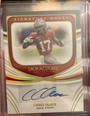 Chris Olave #RA-COL Football Cards 2022 Panini Immaculate Collegiate Rookie Autographs Prices