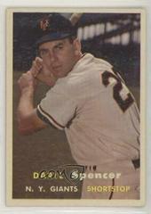 Daryl Spencer #49 Baseball Cards 1957 Topps Prices