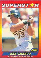 Jose Canseco Baseball Cards 1992 Score Superstars Prices