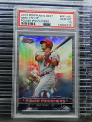 Mike Trout Baseball Cards 2018 Bowman's Best Power Producers Prices