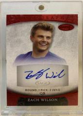 Zach Wilson [Red] #ASP-143 Football Cards 2021 Sage Aspire Autographs Prices