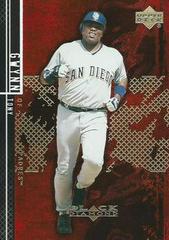Tony Gwynn #76 Baseball Cards 2000 U.D. Black Diamond Rookie Edition Prices