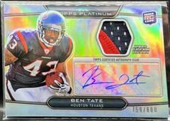 Ben Tate [Black Refractor Autograph] #146 Football Cards 2010 Topps Platinum Prices