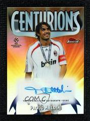 Paolo Maldini [Autograph] Soccer Cards 2021 Topps Finest UEFA Champions League 1998 Centurions Prices