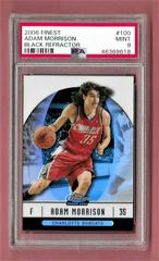 Adam Morrison [Black Refractor] #100 Basketball Cards 2006 Finest Prices