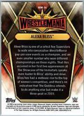 Alexa Bliss #WM-14 Wrestling Cards 2019 Topps WWE Champions Wrestlemania Prices