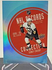 Sidney Crosby [Platinum] Hockey Cards 2021 Upper Deck Record Collections Prices