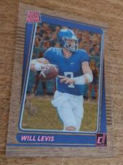 Will Levis [Pink] #29 Football Cards 2023 Panini Chronicles Draft Picks Clearly Donruss Prices
