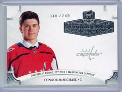 Connor McMichael Hockey Cards 2020 Upper Deck The Cup Rookie Class of 2021 Prices