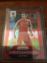 Christian Fuchs [Red Prizm] Soccer Cards 2016 Panini Prizm UEFA Prices