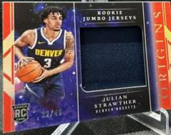 Julian Strawther [Red] #39 Basketball Cards 2023 Panini Origins Rookie Jumbo Jersey Prices