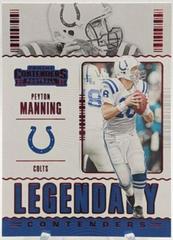 Peyton Manning [Red] #LC-PMA Football Cards 2020 Panini Contenders Legendary Prices