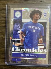 Shaedon Sharpe [Cracked Ice] Basketball Cards 2022 Panini Chronicles Draft Picks Prices