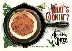 Cayenne Pepper #WC-10 Baseball Cards 2022 Topps Allen & Ginter What’s Cookin’ Prices