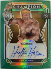 Hulk Hogan [Green Prizm] #CS-HHG Wrestling Cards 2022 Panini Prizm WWE Champion Signatures Prices