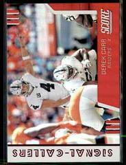Derek Carr [Red] #SC-26 Football Cards 2019 Panini Score Signal Callers Prices