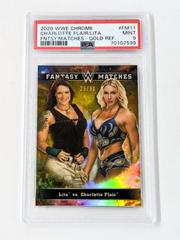 Charlotte Flair, Lita [Gold] Wrestling Cards 2020 Topps WWE Chrome Fantasy Matches Prices