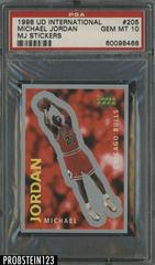 Michael Jordan #205 Basketball Cards 1998 Upper Deck International MJ Stickers Prices