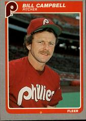 Bill Campbell #245 Baseball Cards 1985 Fleer Prices