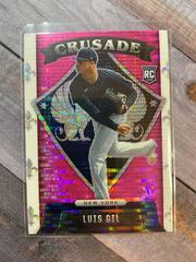Luis Gil [Pink] #7 Baseball Cards 2022 Panini Chronicles Crusade Prices
