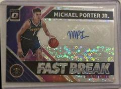 Michael Porter Jr. Basketball Cards 2018 Panini Donruss Optic Fast Break Signatures Prices