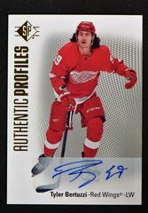Tyler Bertuzzi [Signature] Hockey Cards 2021 SP Authentic Profiles Prices