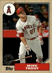 Mike Trout #US87-10 Baseball Cards 2017 Topps Update 1987 Prices