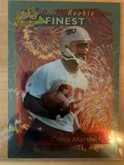 Curtis Martin [Refractor] #264 Football Cards 1995 Topps Finest Prices