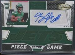 Breece Hall Football Cards 2022 Panini Certified Piece of the Game Signatures Prices