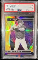 Mike Trout [Gold] Baseball Cards 2021 Panini Chronicles Titan Prices