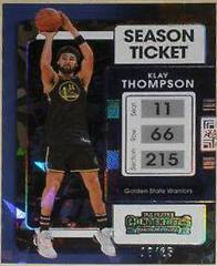 Klay Thompson Basketball Cards 2021 Panini Contenders Prices