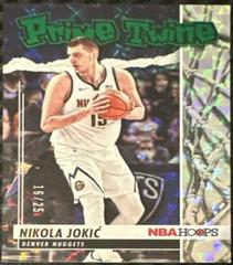 Nikola Jokic [Hyper Green] #12 Basketball Cards 2021 Panini Hoops Prime Twine Prices