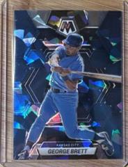 George Brett [Navy Blue Ice] #11 Baseball Cards 2023 Panini Chronicles Mosaic Prices
